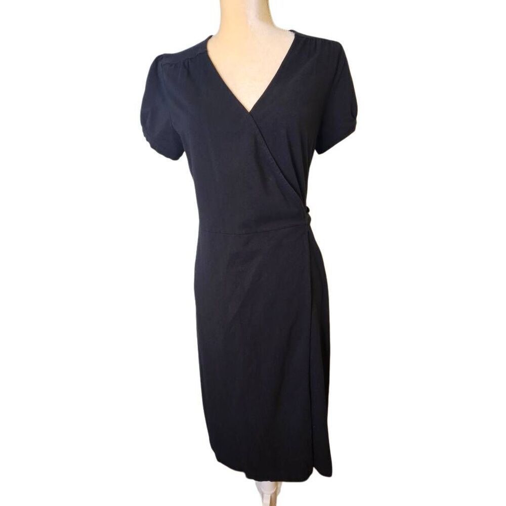Land's End midi wrap dress. Size 6-8.